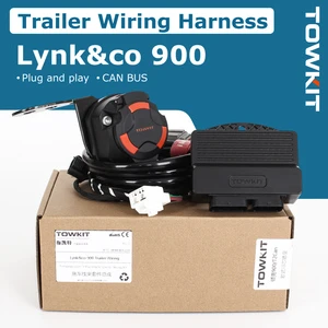 Trailer Wiring Harness for LYNK&CO 900 Plug and Play,7/12/13 Pin Towing Electric Cable with CAN BUS