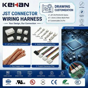 Factory Supply Customized Bare Copper PVC Battery Cable XT30 XT60 XT90 XT120 Male Female Connector Assembly Wiring Harness