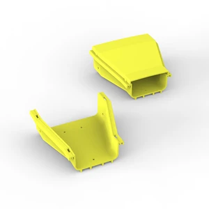 100-150 mm Data Center ABS Fiber Optic Cable Tray (Yavuz Pano Aydinlatma YPC2410 RD-RDK) Yellow Self-Extinguishing for Channel