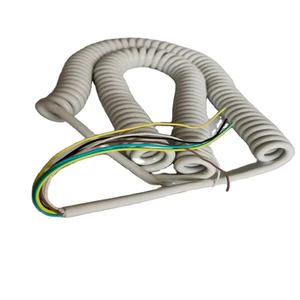 Customized Medical Equipment Spring Cables. Combination Cable. Pur Spiral Cable