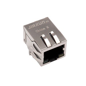 Single Port Cat5e Network RJ45 Female Connector Jack 180 Degrees RJ45 Modular Plug Internet Ethernet Jacks TRJ0011ABNL