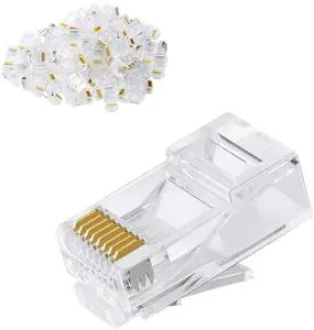 CableCreation Ethernet Cable Crimp Connectors UTP Network PlPlug Cat6/Cat5e RJ45 Connector 50-Pack/100-pack