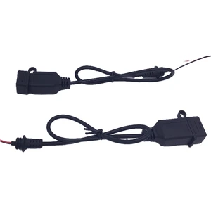 SAE USB 2.0 Charging Cable 1m Tinned Copper PVC/TPE/Nylon Solar Auto Trailer DC 5.5x2.5 6V 2.1A with Phone Holder