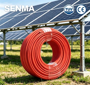 Power Cable Photovoltaic Cable Tuv Rhainland Aluminum Alloy PV Cable DC 1500V XLPO Insulation Solar Cable
