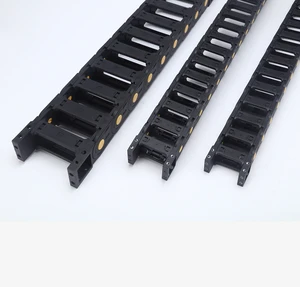 High Quality Nylon tank Chain 18*37mm Flexible Cable Drag Chain for Cnc Machine Table