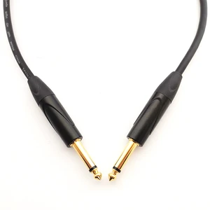 Factory Direct OEM ODM Electric Guitar Cable 6.3 Mono Audio Jack to Jack Musical Instrument Cable for Speaker Application