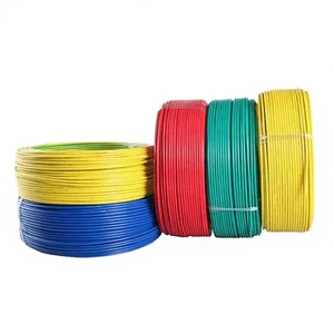 Factory Wholesale Price 1.5mm 2.5mm 4mm 6mm 10mm 16mm Size PVC Insulated Copper Low Voltage 450/750V Construction Wire Cable