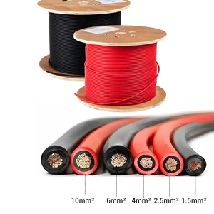 TUV Certified Solar Cable 1.8kV (4-16mm²) - Tinned Copper Core XLPE Insulated for Off-Grid & On-Grid Solar Energy Systems