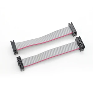 1.27MM JTAG IDC Flat Ribbon Cable with Adapter Connector (6-40 Pin) for Automotive Applications-PVC Insulation