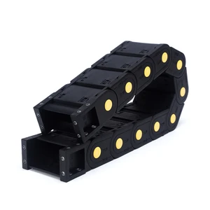 35*100mm H35*100 H35.100.F.R100.N Cnc Plastic Nylon Flexible Bridge Wire Cable Drag Chain Carrier Drag Chain