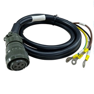 Flexible Industrial Terminal Wire Harness Cable Servo Cable 4PIN Wire Harness 1.5m 4X2.5 RV2-8 for CNC/Robot