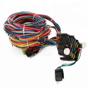 SIG 21 Circuit Aluminum Conductor Fuse Box Wiring Harness Nylon/PVC/PTFE 240V Off-road Jeep Wrangler EMI/RFI Protection