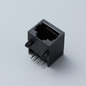 RJ45 Ethernet Connectors FUGANG RJ-058-1-6 18 High Copper Housing 8P8C 90 Degree Bend Female Single Head Mesh IP20