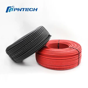 High Quality PNTECH Black Red XLPO Single Core 62930 IEC131 H1Z2Z2-K 1x16mm2 Dc Pv Solar Wire Cable