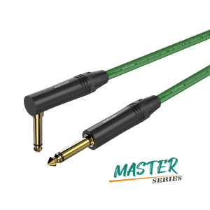 ROXTONE Professional Guitar Cable MGJJ170L9 J2RBG J2BG GC060T Right Angle 6.3mm Mono Plug 20AWG PVC 7mm Jacket Foamed PE 3.2mm