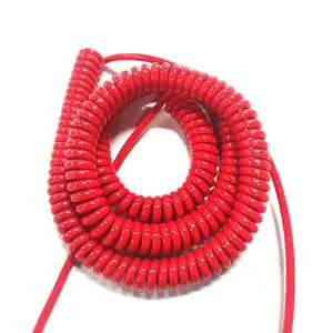Wholesale Coiled Cable 6.35mm Plug Bass Guitar Jack Cable Coiled Usb Spiral Cable