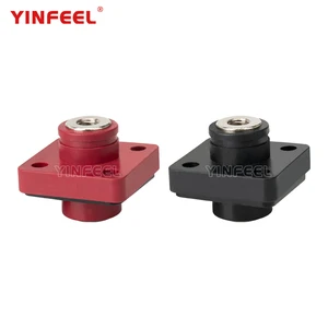 M6 Internal Thread Connector Terminal 120a Corss Wall Chassis Cabinet Brass Electrical Cable Connectors IF-FM6-3026-120A