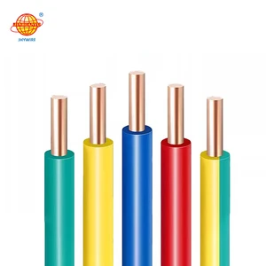 XLPO Insulated 4mm Low Smoke Zero Halogen Oxygen-Free Copper Cable Customizable 300/500V 450/750V 125 Solid Conductor BYJ