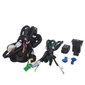 Factory Price Automotive HID Light LED Light 9005 9006 HB3 Fog Light Relay Wiring Harness for Car Motorcycle Truck