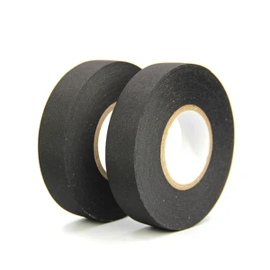 SHUSHI SPE150 SLT280 Black/Orange Polyester Fabric Automotive Wire Harness Tape High Temperature Resistance Electrical