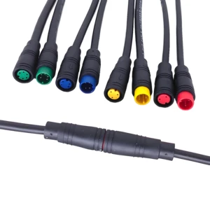 Hot Waterproof IP65 CE ROHS for Holy Copper Core 2/3/4/5/6 Pin Wiring Harness Cable for Ebike/Motorcycle Parts