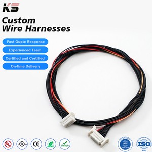 High Quality Copper Automotive Wiring Harness Pvc Jacket Trailer Motorcycle Connector Assembly Industrial Application