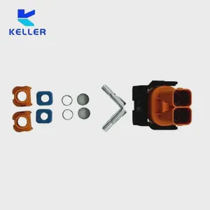 High Voltage Hvil 2 Pins Wiring Harness Assembly Metal Shielded Hvc2p60fs1 Connector for Truck