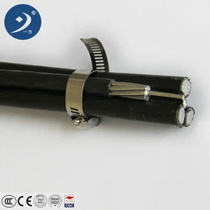 BT Pre-Assembled 3x95+70 Single-Core Aluminum XLPE Power Cable 90°C 280A Black 0.6 KV