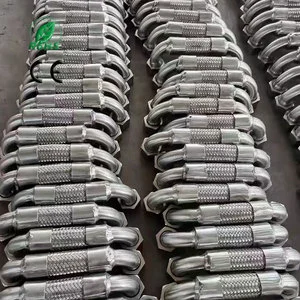 Threaded Braided Metal Hose Corrosion Resistant and Anti Static Specifically for Gas Oil Transportation