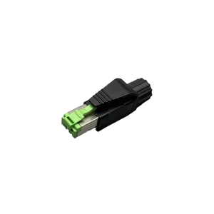 Baymrs 8-Pin Straight Plastic Rj45 Cat5e Connector for Industrial Ethernet Network Factory Shipped with Power Application