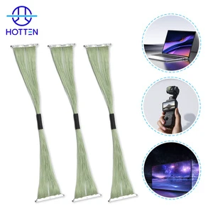 Hotten 44AWG Micro Coaxial 50Pin 0.3mm Pitch HRS DF56 LVDS EDP Cable Assembly 103mm For Computer Electronic Machines Imaging