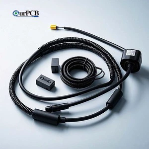 High Density Mini Wiring Harness EMI Shielded 28AWG Thin Wire For Handheld Industrial PDA Barcode Scanner Signal Connection Part