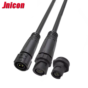 Bayonet Connector 5A 120V M12 Series 2pin Waterproof IP67 Cable Plug Circular Connector With Quick Connection