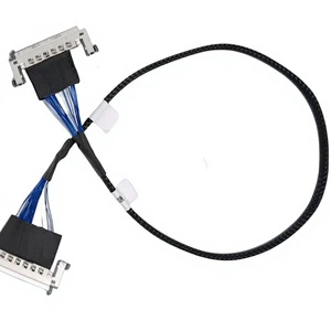 Non-standard Wire Harness VGA GX12 Video Cable for Engineering Monitoring Large Screen Connection and Matrix Video Conversion
