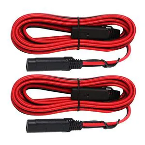 Waterproof SAE to SAE Extension Dc Cord Wire Automotive Quick Disconnect 12 Volt Power Plug Car Battery Cable