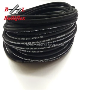 Best Quality High Pressure Oil Resistant Wire Braid Rubber Hydraulic Hose for Mining Equipment