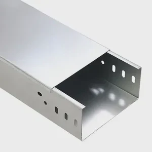 Stainless Steel Cable Tray Galvanized Iron Pipeline Trunking Cable Tray For Construction