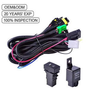 Automotive Plastic Fog Light Switch Wiring Harness Socket Indicator Relay Specifically Designed for Automobile Use