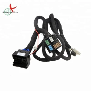 Custom Auto Engine Wiring Harness Audio Cables Durable Automotive Connector PTFE PVC PBT Rubber Designed for Motorcycle