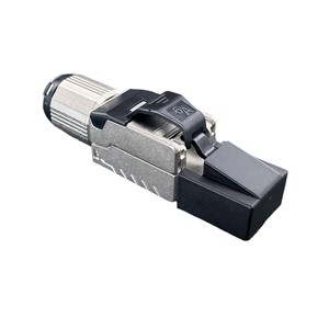 High Quality Wholesale Tool Free Field Termination FTP Shielded Ethernet Network Bronze Cat6a Cat7 RJ45 Plug Connector