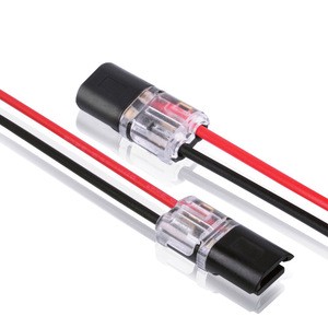 Factory Supply D2 Type Quick Splice Terminal 2P Low Voltage LED Light Wire Connector