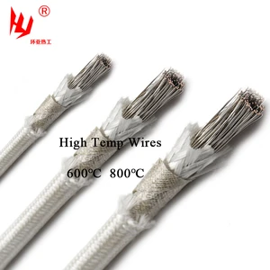 High Temperature 18 Gauge Nickel MGT Cable 600V 550C(mica & Fiberglass)