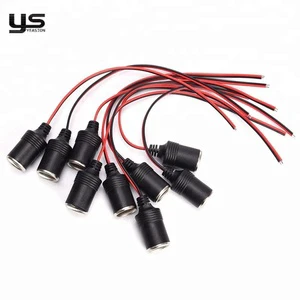 Custom OEM Automotive Cigarette Lighter Female Plug Wiring Harness for Car Truck RV Motorcycle 12V DC Aluminum Conductor Power