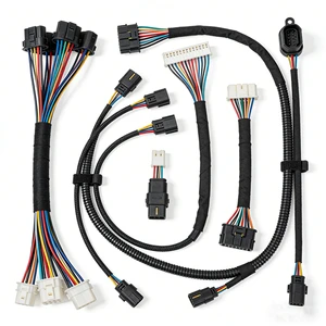 High Flexibility Intelligent Robot Wire Harness Cable Copper PBT IP67 Rated Custom Cable Assembly OEM/ODM Automobile Motorcycle