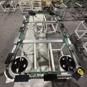 Customizable Rectangular Circular Guide Rail Precision Conveyor Line for Automatic Assembly, Inspection & Welding of Products