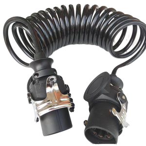 24V ABS Electric Power Cable Tractor Truck New Condition Trailer Safety Coiled Wire Harness