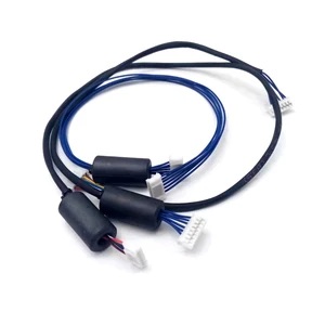High Performance Customized Wire Harness 3P 4P 5P 6P JST XH PH ZH cables with Magnetic Ring Ferrite Magnet Cable Shielding Wire
