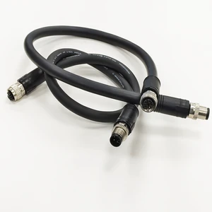 Industrial Electrical Equipment M12 L code Custom Cable Wire Assembly Automotive Vehicle Wiring Harness