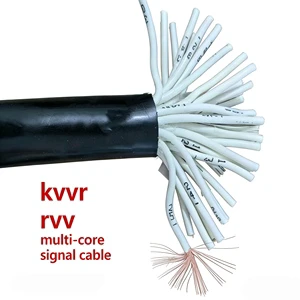 Highly Flexible Stable Conductivity KVVR/RVV-8/10/12*1.0 Mm² Flexible Control Cable, for Internal Wiring in Control Cabinets