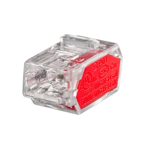 BELEKS Compact 2P Universal Electrical Mini Fast Wire Cable Connector Efficient Splicing Push-in Terminal Block for Fast Wiring